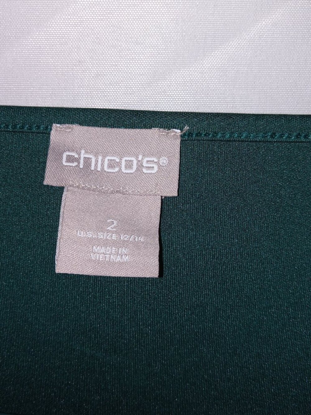 Chico's Size 2 Ponte Scuba Knit Dress Womens L Animal Print High Low Career EUC - Picture 6 of 12